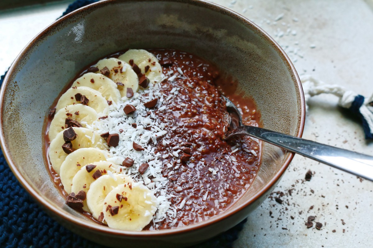 Nourishing Chocolate Quinoa Bowl